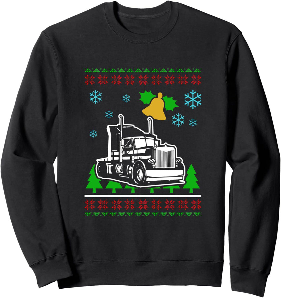 Weihnachts Ugly Sweater LKW Fahrer Trucker Truck Sweatshirt