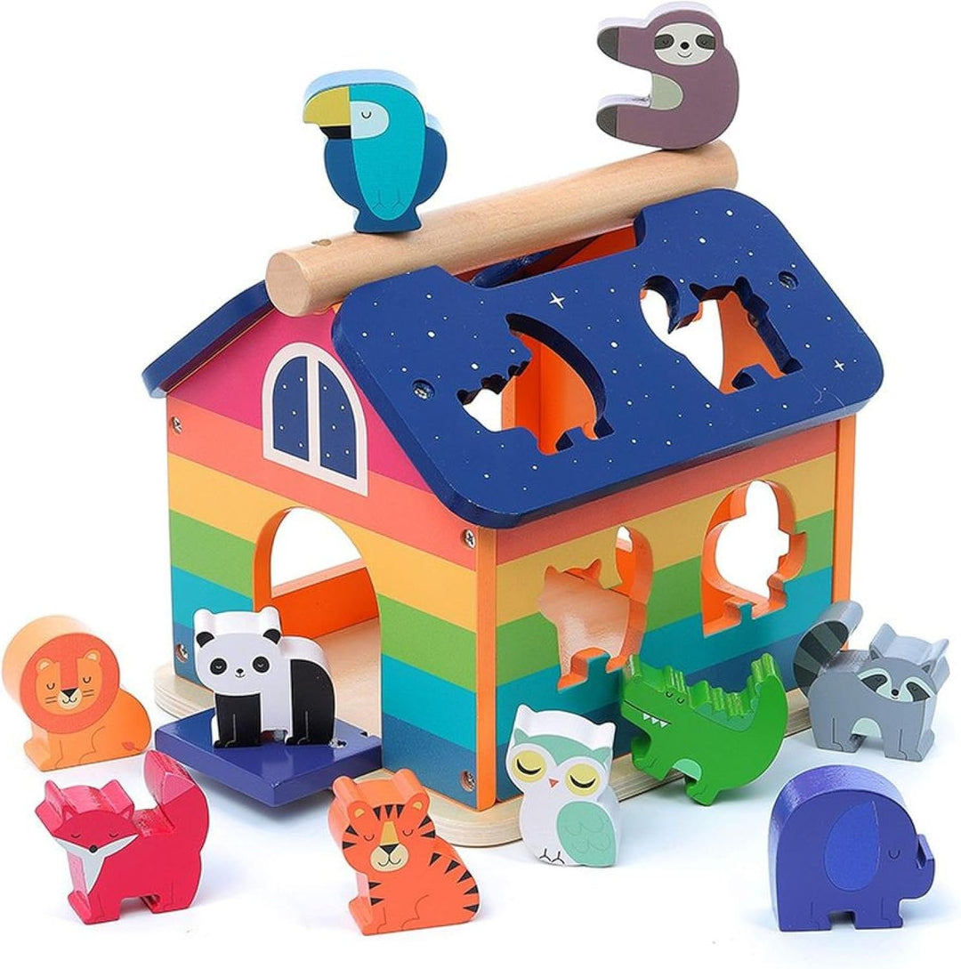Vilac 7404 Andy Westface Regenbogen Haus, Mehrfarbig