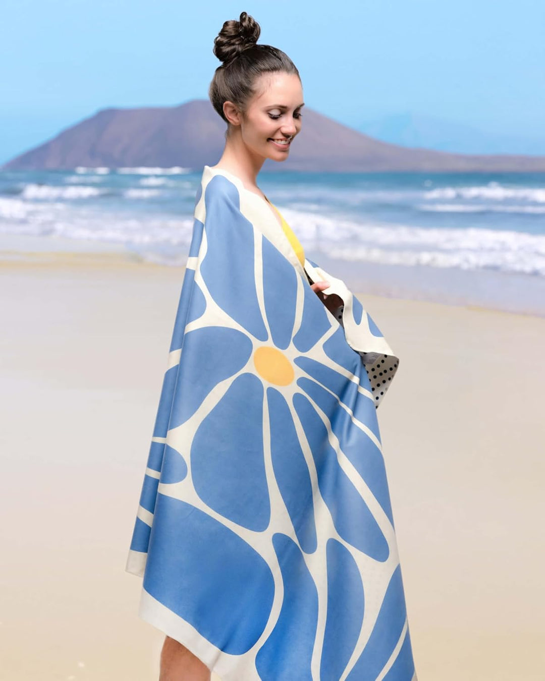 Fit-Flip Strandtuch XXL aus Mikrofaser - leicht und schnelltrocknend - 100% recyceltes Strandhandtuc