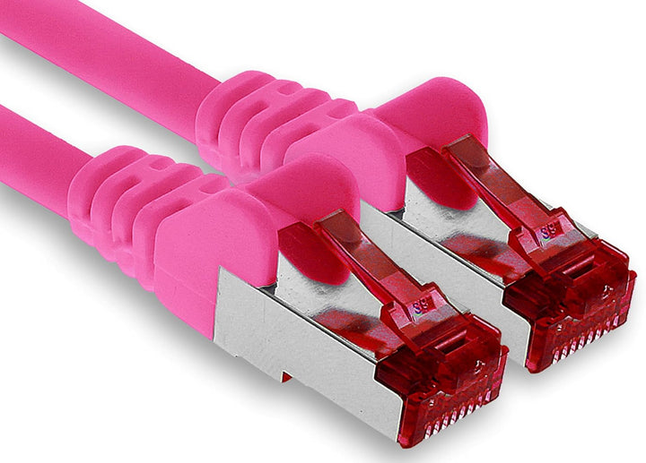 1aTTack.de - 1x 50m CAT6 Patchkabel S/FTP PIMF Schirmung CAT.6 RJ45 Netzwerkkabel Ethernetkabel DSL