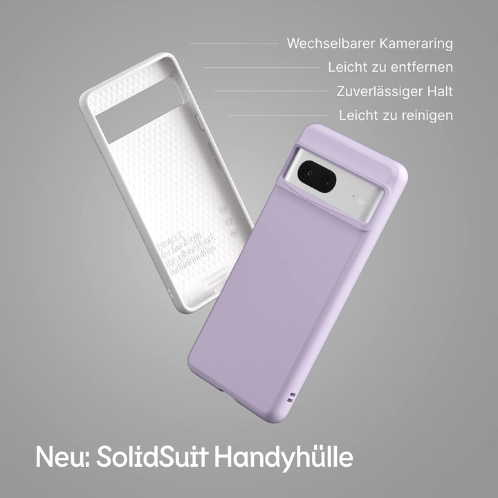 RhinoShield Case kompatibel mit [Pixel 7a] | SolidSuit - Stossdämpfende &amp; schlanke Schutzhülle mit P