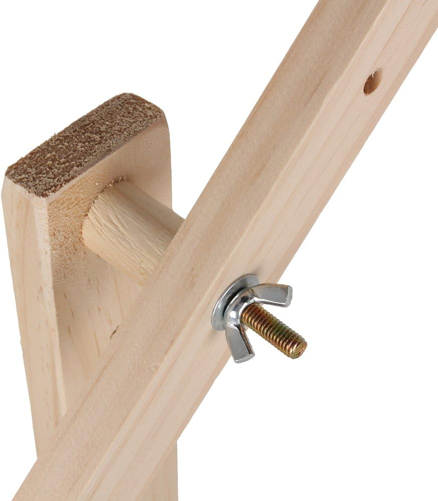 Stickerei-Ständer, Tapisserieständer, 14 CT Holzboden Tapisserieständer mit 5 Höhen