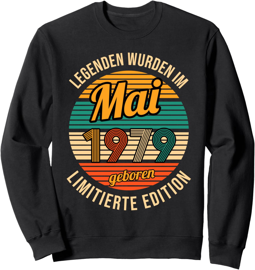 Legenden wurden im Mai 1979 geboren 43.Geburtstag Mann Sweatshirt