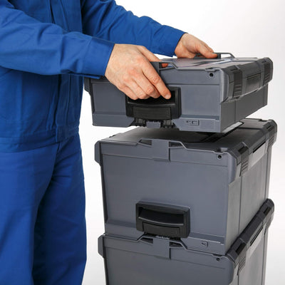 Bosch Sortimo L-Boxx 102 Gr1 anthrazit inkl. Insetboxenset CD3 + Deckelpolster