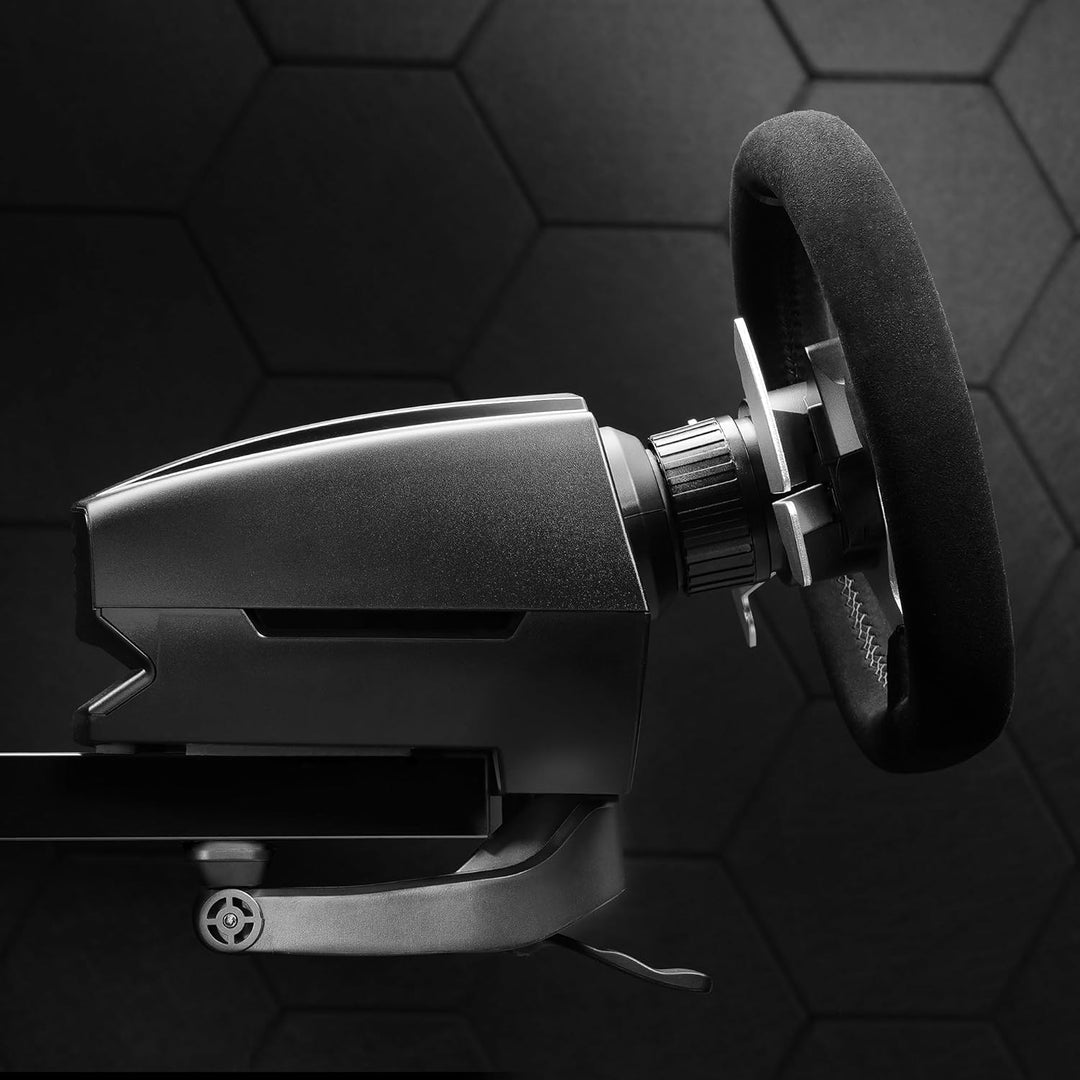 Mars Gaming MWH-RSX, SimRacing-Lenkrad Mit Force Feedback und Doppelmotor, Set mit 3 Pedalen Mit Pro