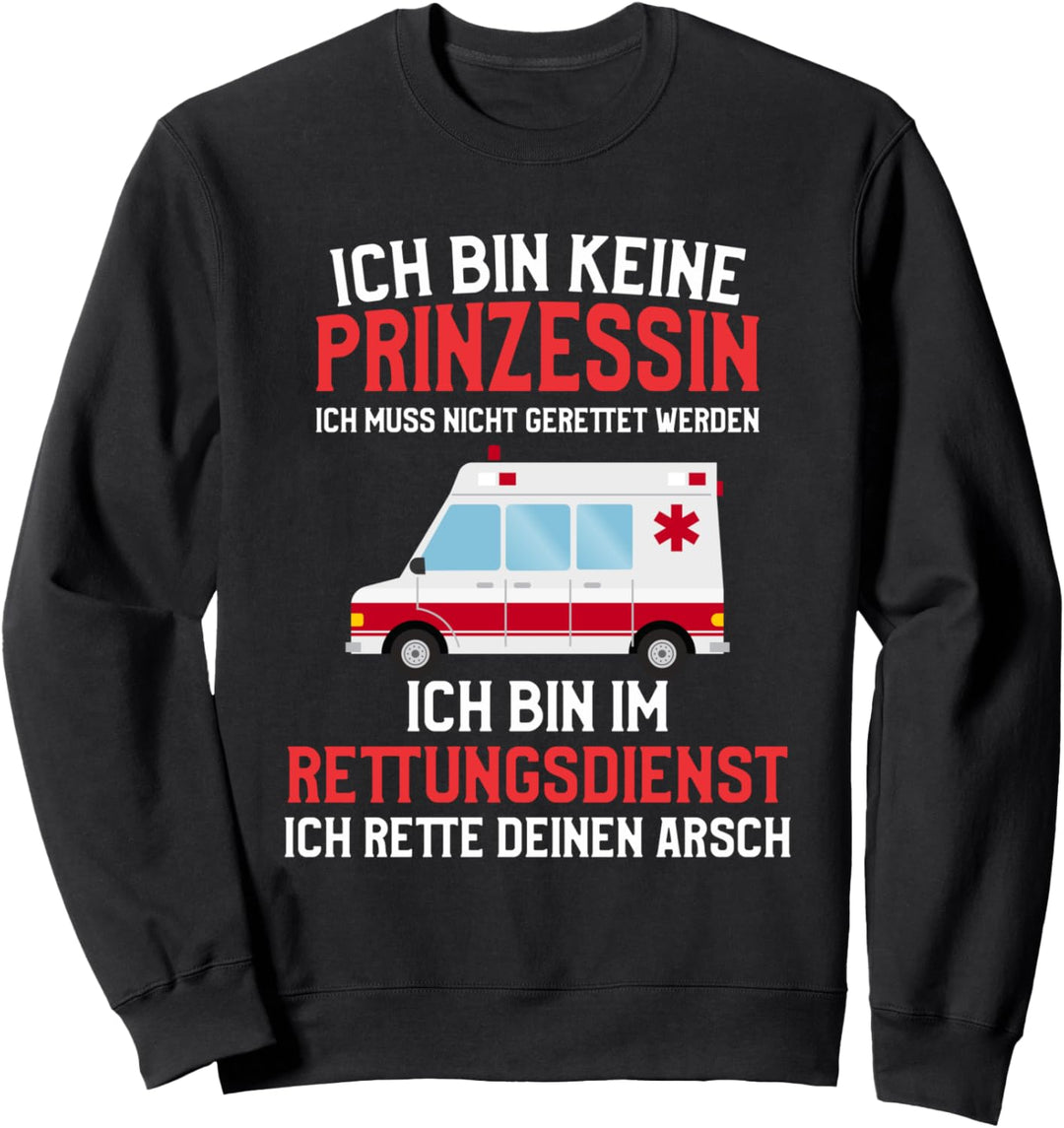 Rettungsdienst Sanitäter Geschenk für eine Sanitäterinnen Sweatshirt