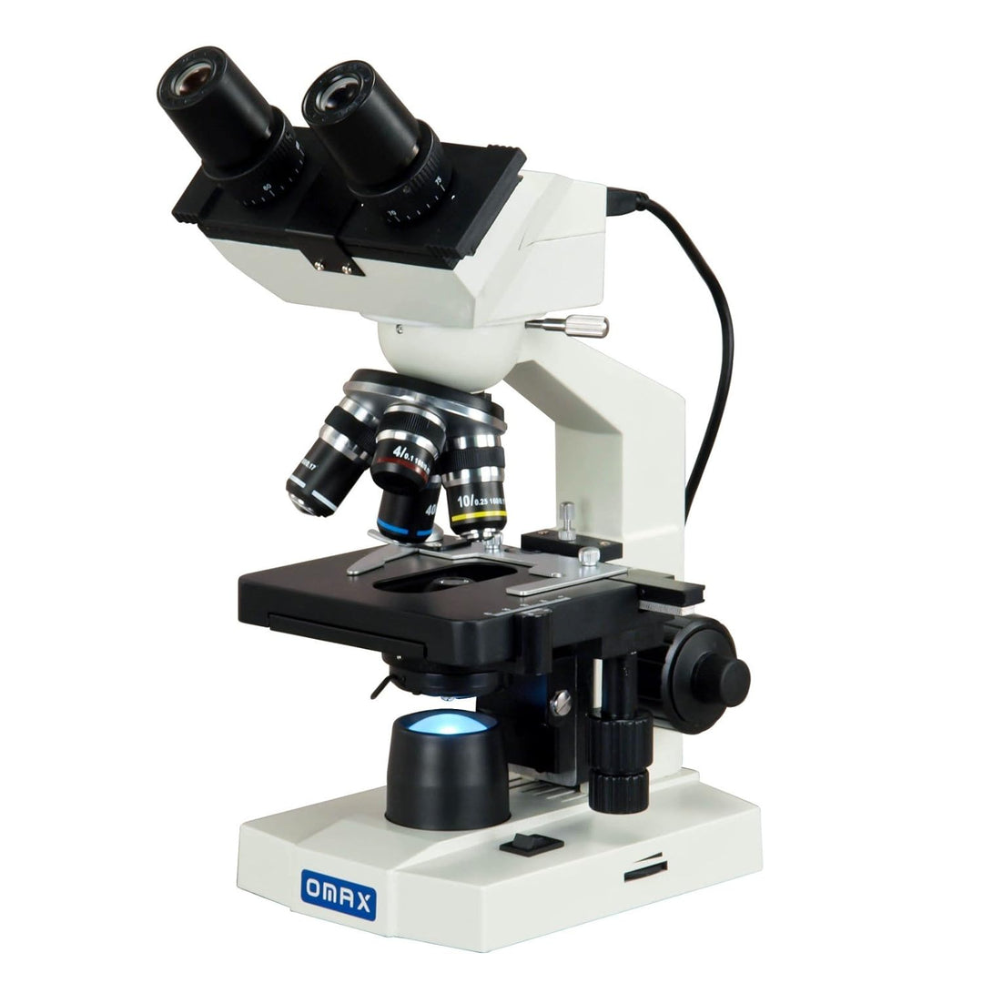 AmScope MD82ES10-SC100 OMAX Eingebautes digitales 1,3-Megapixel-LED-Mikroskop mit binokularer Verbin