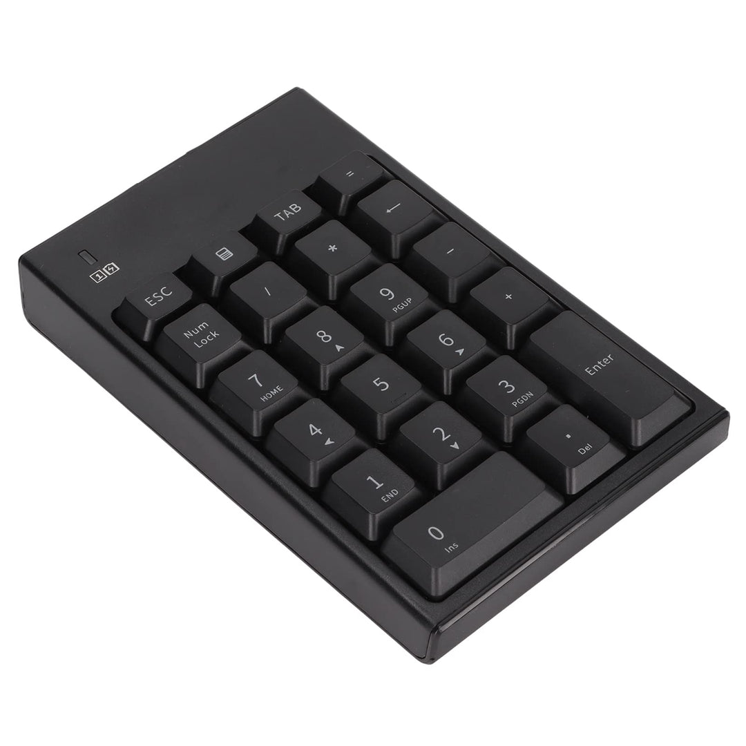 Goshyda Kabelloser Nummernblock, 2,4 GHz USB Wireless Numeric Keypad 22 Key Numpad Financial Account
