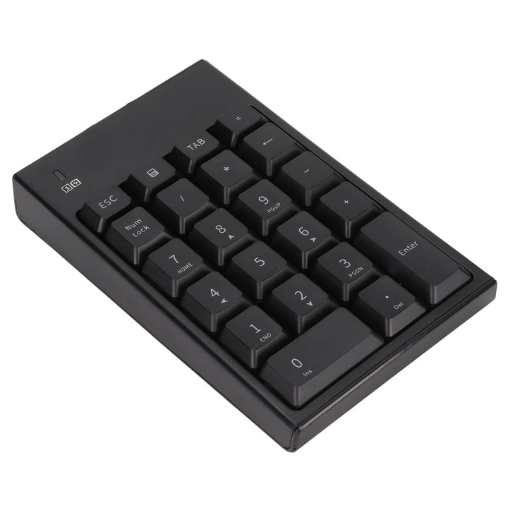 Goshyda Kabelloser Nummernblock, 2,4 GHz USB Wireless Numeric Keypad 22 Key Numpad Financial Account
