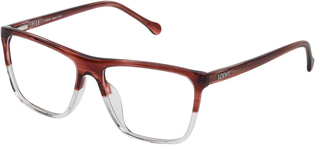 Loewe Unisex-Erwachsene VLWA16M5301EV Brillengestelle, Braun (Streaked Light Brown), 55