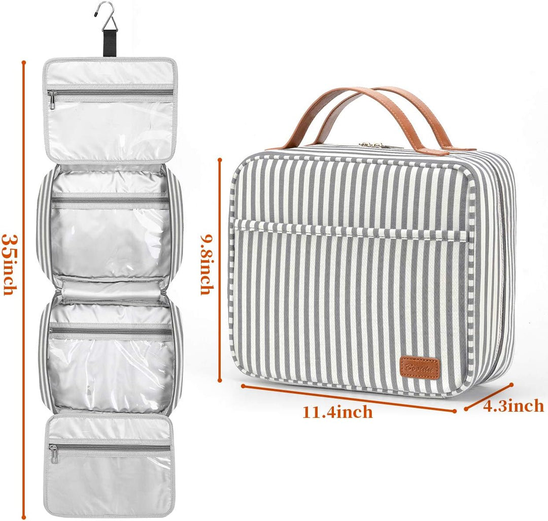 Kulturbeutel, zum Aufhängen, grosse Kapazität Reise Kulturtasche wasserdichte Kosmetiktasche Make-up