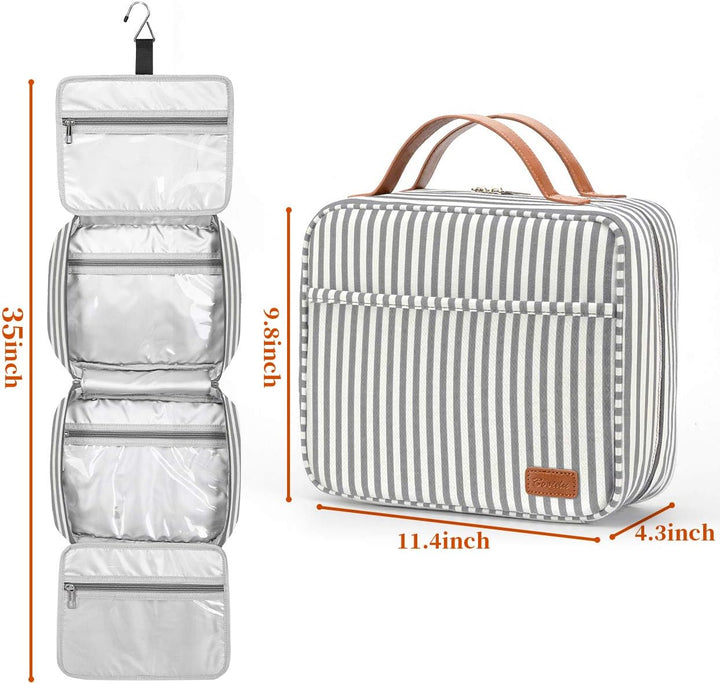 Kulturbeutel, zum Aufhängen, grosse Kapazität Reise Kulturtasche wasserdichte Kosmetiktasche Make-up