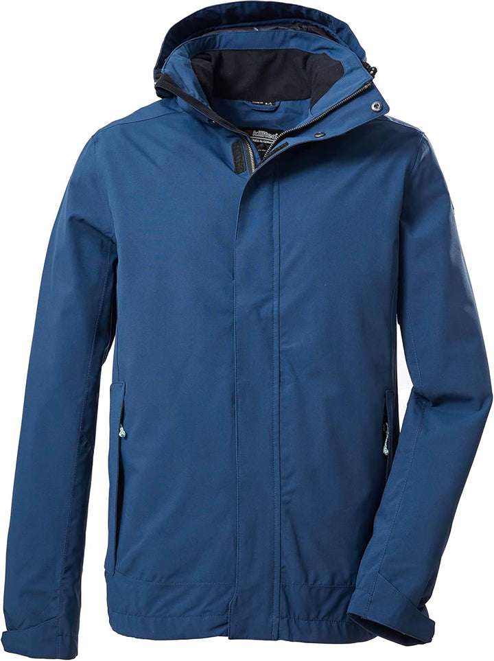 Killtec Herren Kos 87 Mn Jckt_xenios Funktionsjacke/Outdoorjacke mit abzippbarer Kapuze 3XL dunkelbl