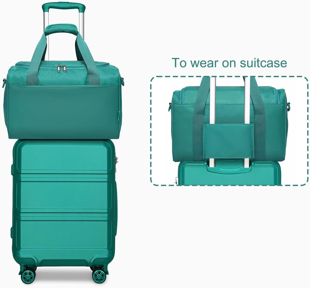 KONO Gross Reisekoffer Rollkoffer Set Gepäcksets 2 Teilig, 74cm Gross Trolley Koffer mit Ryanair Rei