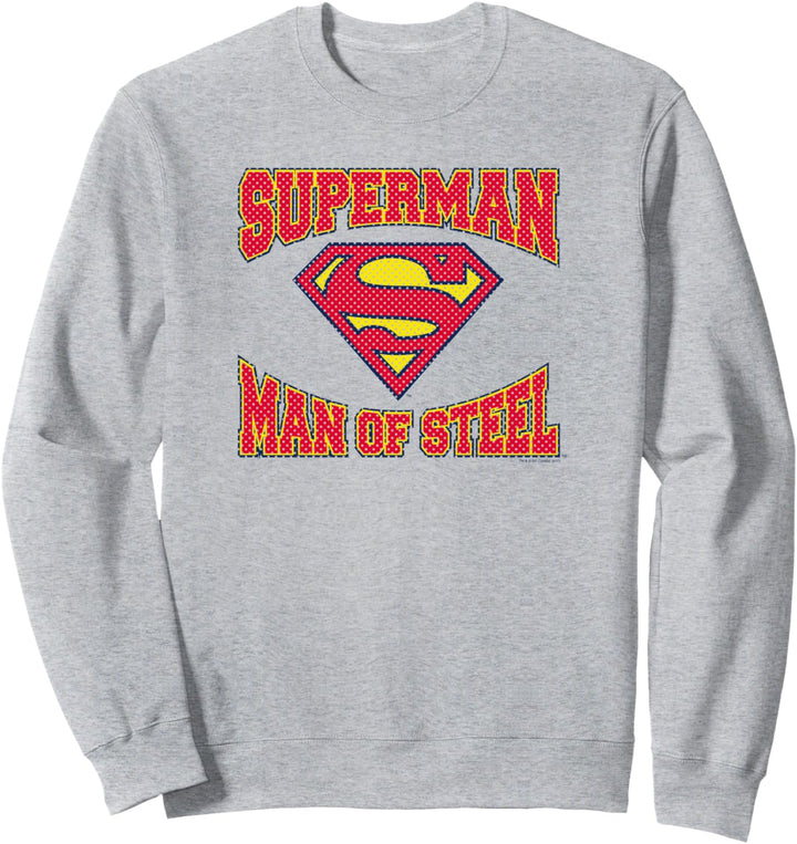 Superman Man of Steel Jersey Sweatshirt
