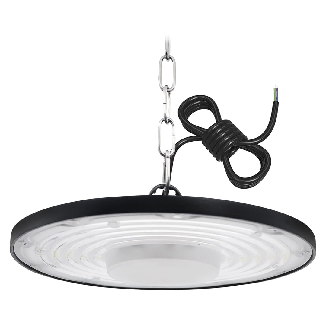 Jefedana 200W LED Strahler Industrielampe, UFO LED Werkstattlampe IP65 LED High Bay Licht, UFO LED W