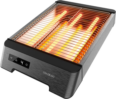 Cecotec Horizontaler Brotröster - Flacher Toaster mit 3 taktilen NiceSlice Touch-Widerständen. 1000W