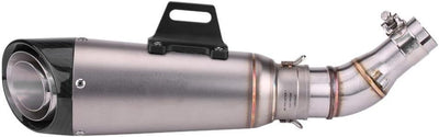 r3 muffler slip on + Motorrad Slip On Auspuff Mittlere Verbindungsrohr Adapter Stecker für R25 R3 20