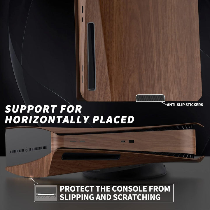 eXtremeRate Re-Design eXcover Shell für ps5 Konsole Disc Edition, Intergriert Abdeckung Front/Rückpl