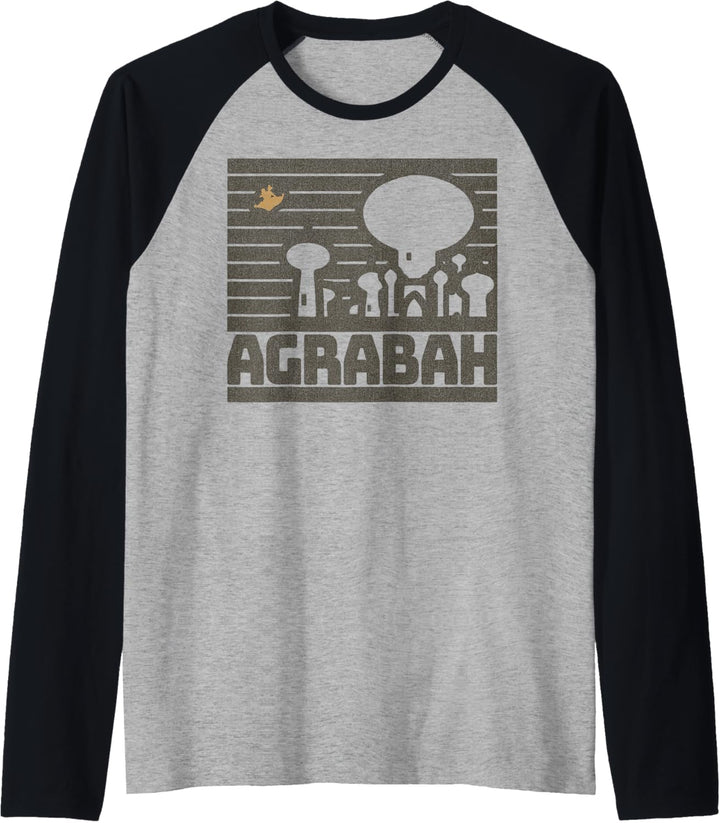 Disney Aladdin Agrabah Palace Line Art Raglan