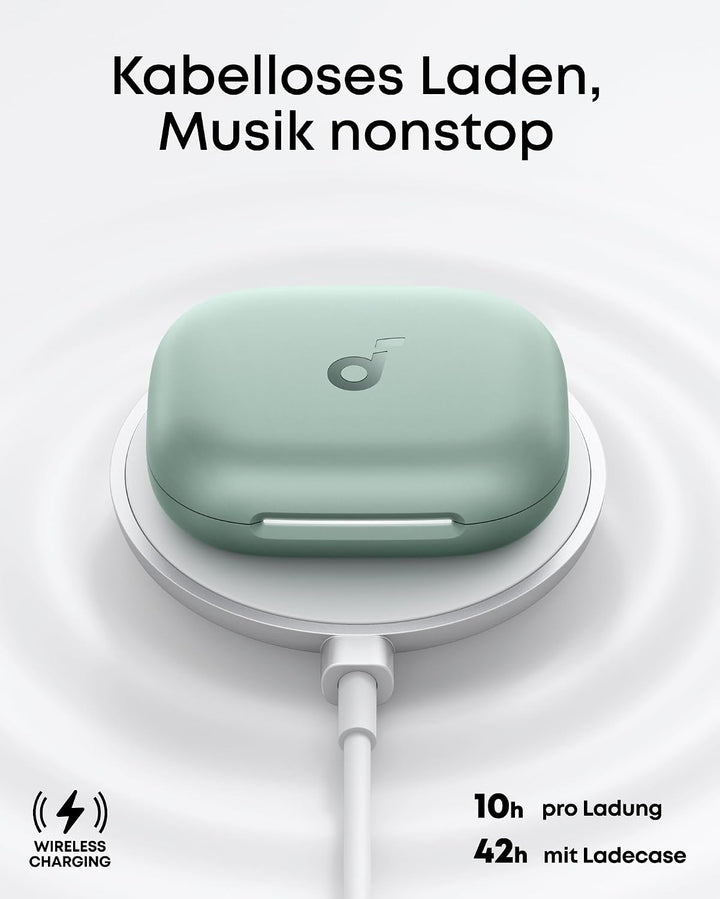 soundcore by Anker AeroFit 2, Open-Ear Kopfhörer, KI-Übersetzung, IP55 | druckfreier Sitz, doppelt s