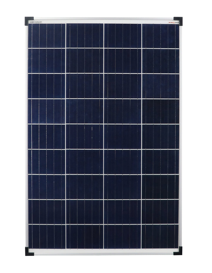 enjoy solar® Poly 100W 12V Polykristallin Solarpanel Solarzelle 100Watt ideal für Wohnmobil, Gartenh
