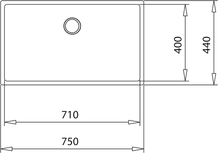 Teka BE Linea RS15 71.40 115000004 Unterbauspüle, Grau