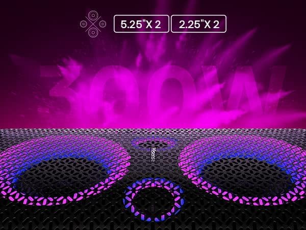 Hisense Party Thunder, 620 W Maximale Audioleistung, AI Lichtshow, 18 Stunden Akkulaufzeit, Auracast