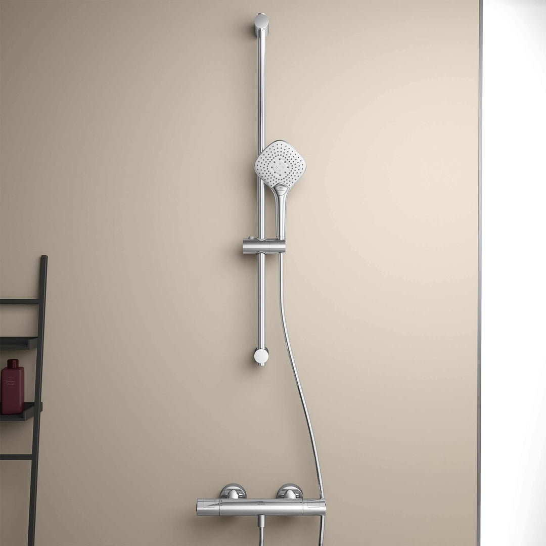Ideal Standard A7229AA Ceratherm T100 Brausethermostat Aufputz chrom Zeitgenössisch Aufputz Chrom, Z