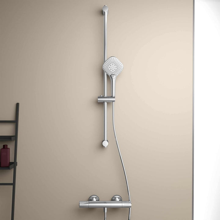 Ideal Standard A7229AA Ceratherm T100 Brausethermostat Aufputz chrom Zeitgenössisch Aufputz Chrom, Z
