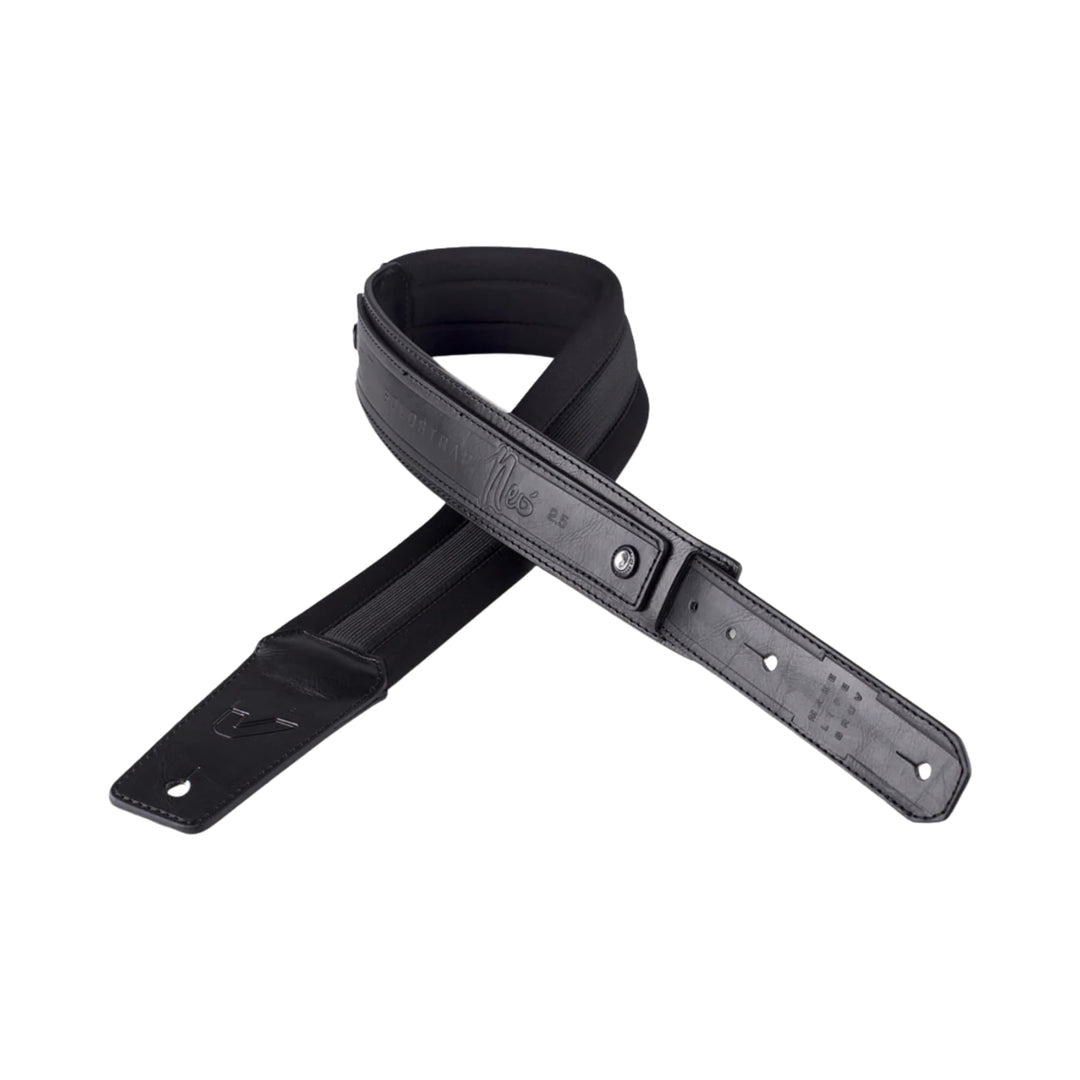 Gruv Gear SoloStrap Neo 6,3 cm breiter Gitarren-/Bass-Gurt, Schwarz 2.5" Wide schwarz, 2.5" Wide