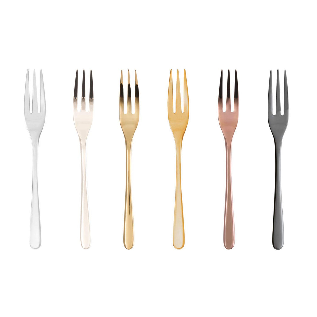 Rosenthal Sambonet - Taste - Kuchengabeln - Edelstahl - Multicolor - 6er Set