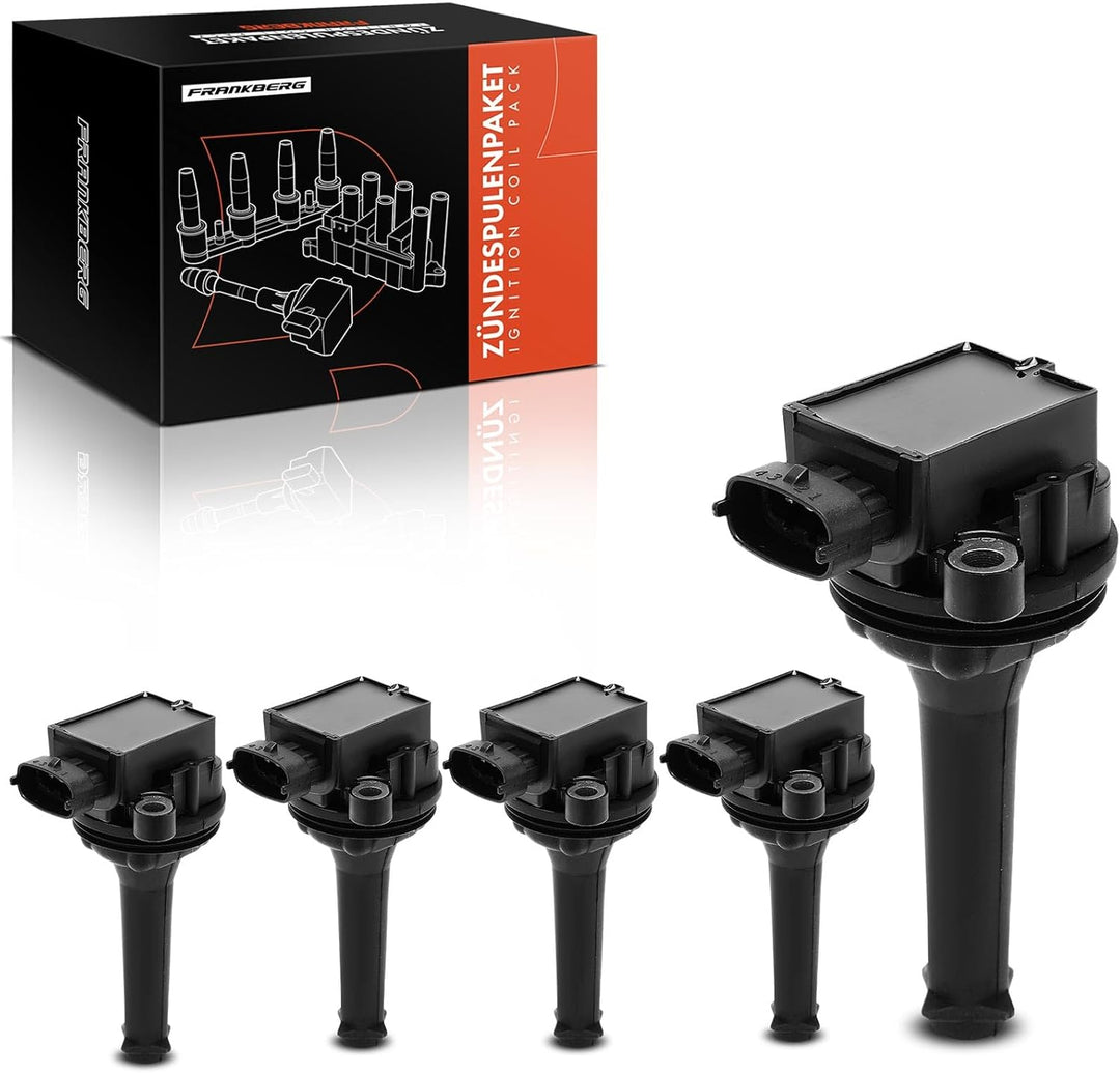 Frankberg 5x Zündspule Zündmodul Kompatibel mit C70 I 2.0L-2.5L 1998-2005 S60 I 2.4L-T5 2000-2009 S8