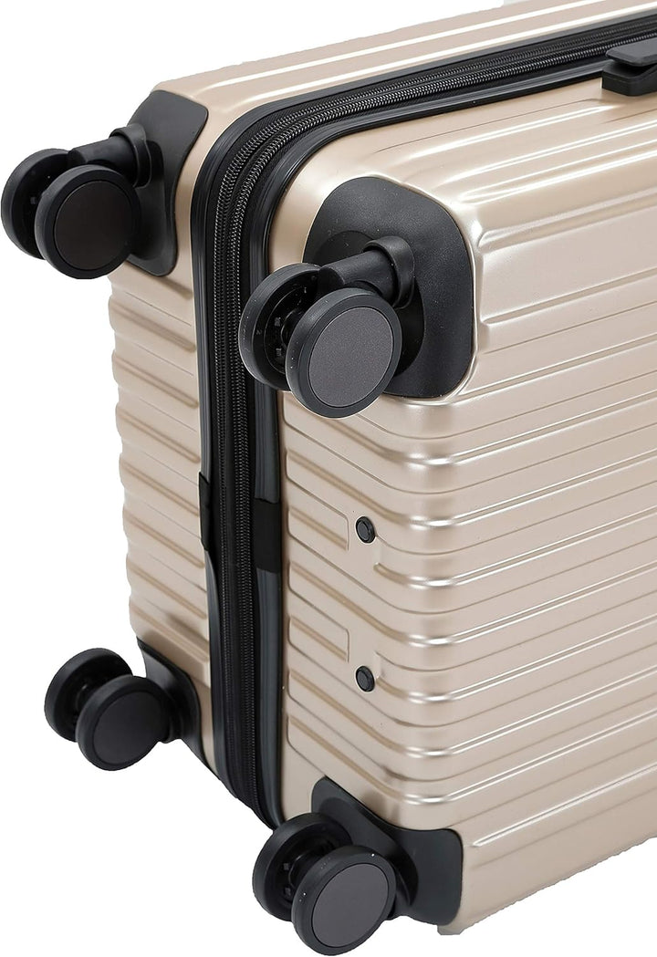 M816 TSA-Schloss, Dehnungsfuge, Teleskopgriff, Reisekoffer mit 4 Rollen, Hartschale, Grosse 76cm, Ch