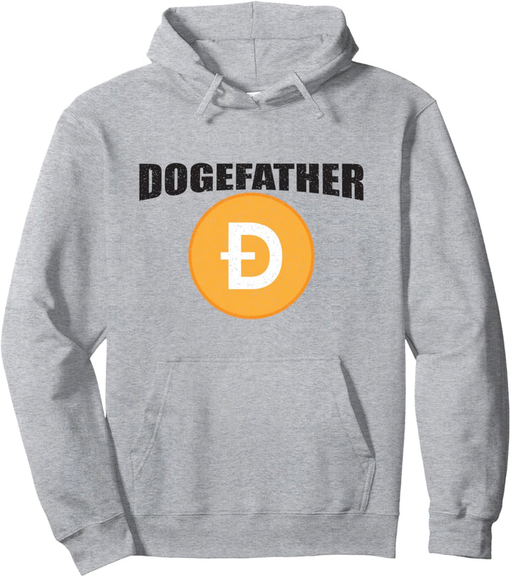 Dogefather Dogecoin Crypto Pullover Hoodie