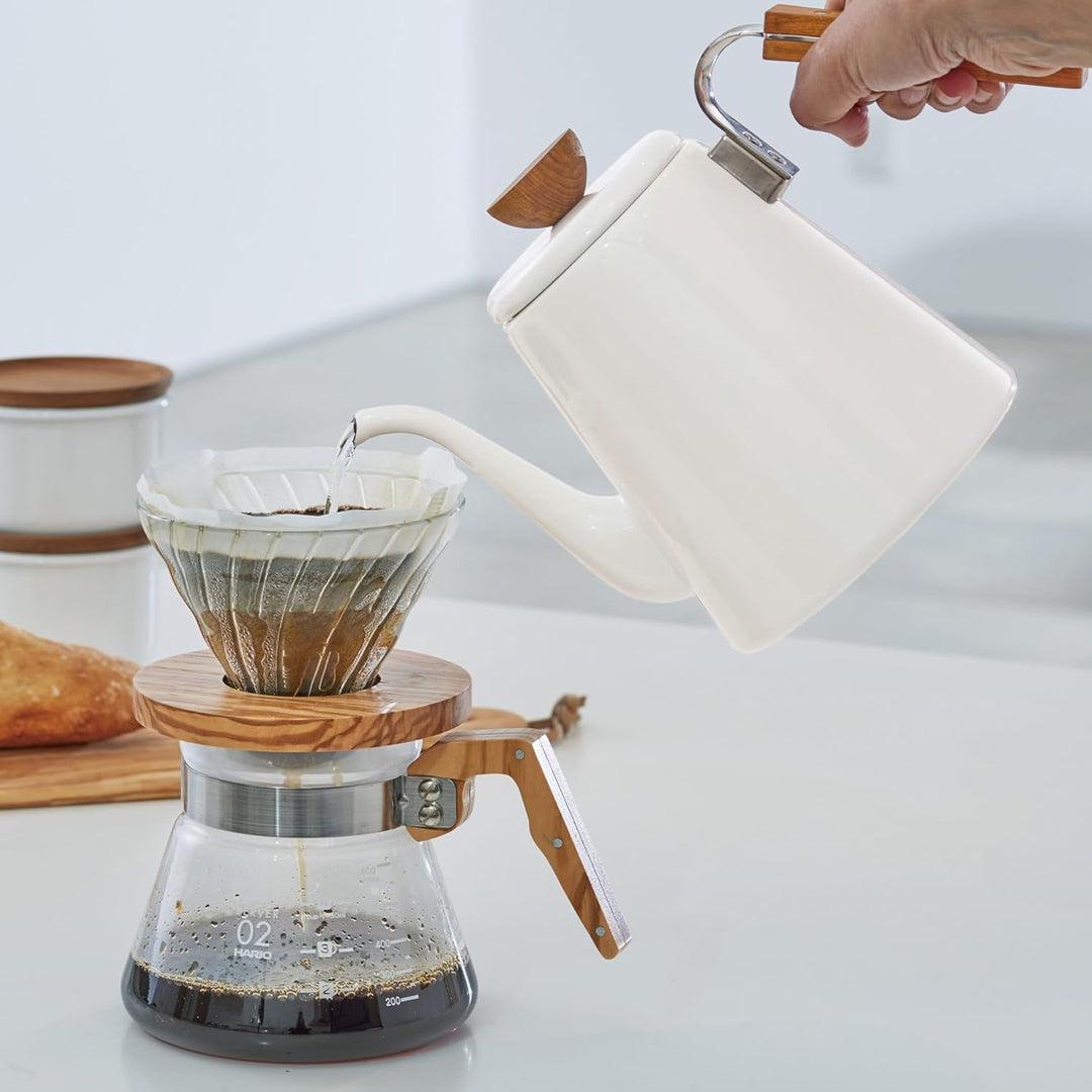 Hario BDK-80-W Tropf-Kaffeemaker, Einheitsgrösse, weiss Einzelstück, Einzelstück