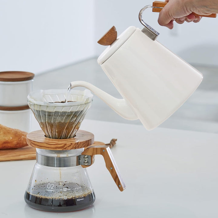 Hario BDK-80-W Tropf-Kaffeemaker, Einheitsgrösse, weiss Einzelstück, Einzelstück