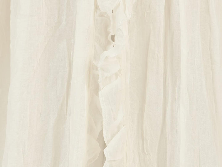 Jollein Betthimmel Vintage 245 cm - Ivory Creme H245 x B245 cm (1er Pack), Creme H245 x B245 cm (1er
