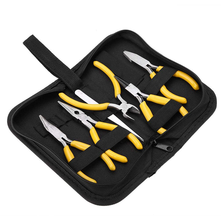 Diyeeni 5 stücke Jewelers Zangen Set Professionelle Schmuck Tools Kit Rundzange für DIY Schmuck Mach