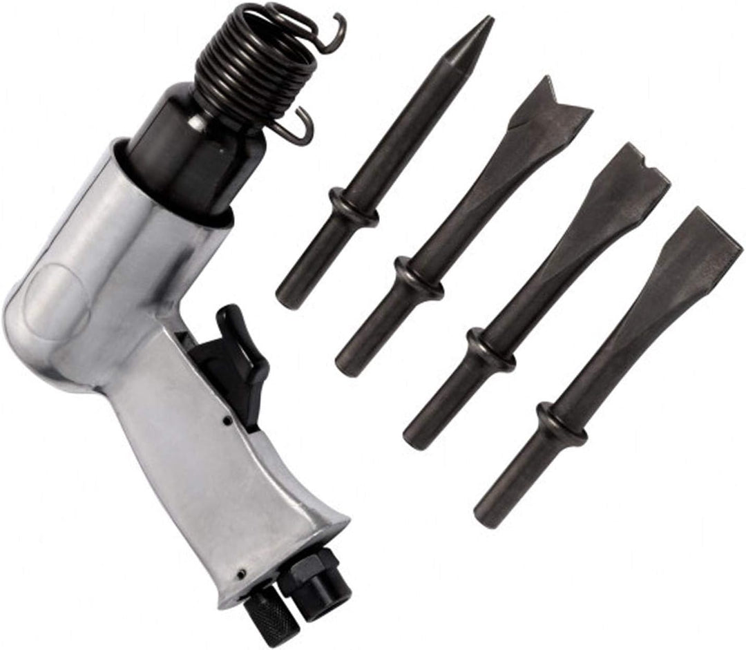 BlueSpot Tools 07951 BlueSpot Drucklufthammer und Meissel-Set, 150 mm