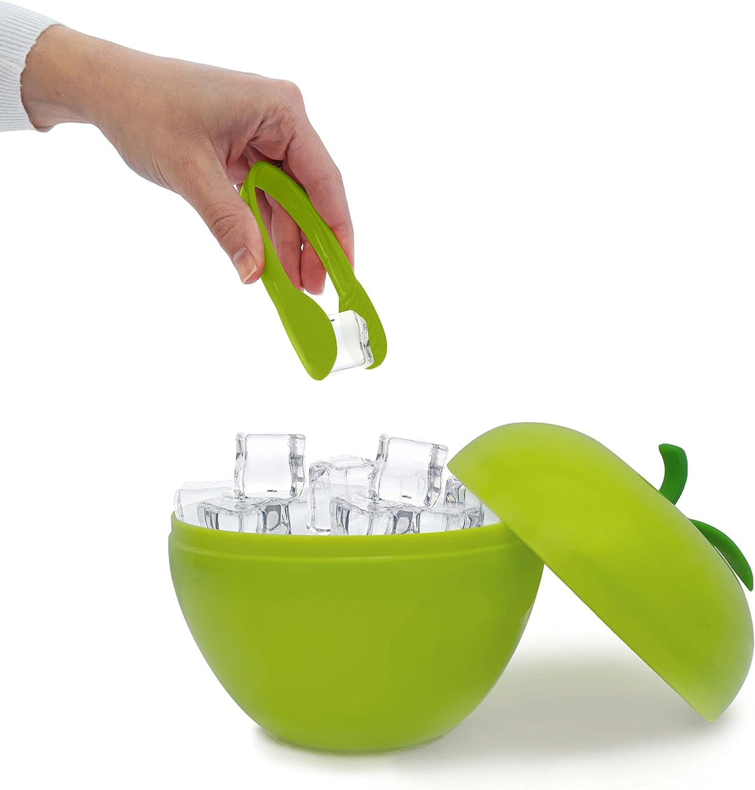 Eisbehälter – Eimer für Eiswürfel – Motiv Apfel