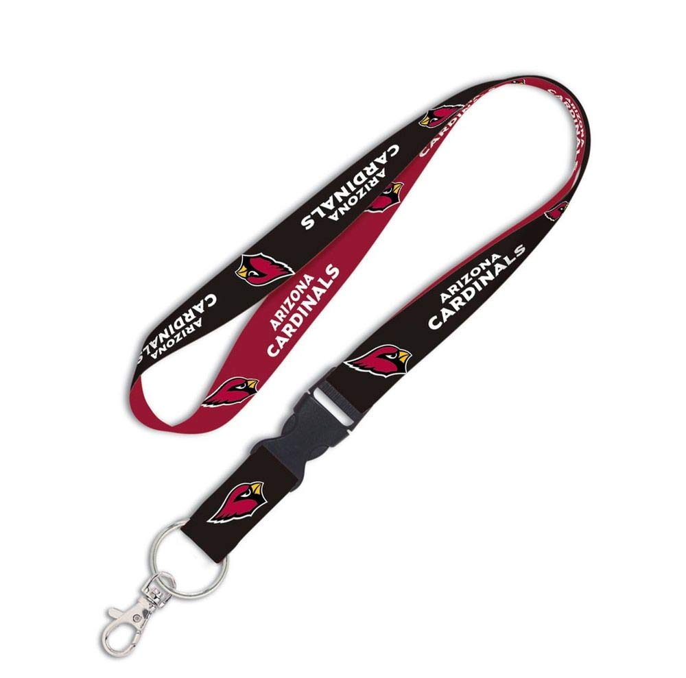 WinCraft NFL Schlüsselband mit Abnehmbarer Schnalle Arizona Cardinals 3/4", Arizona Cardinals 3/4"