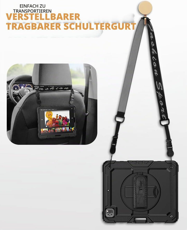 Timecity Hülle für iPad Pro 12.9 Zoll (6./5./4./3. Generation 2022/2021/2020/2018) Stossfeste Schutz