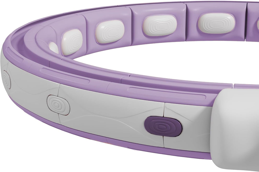 SPORTNOW Smart Hula Hoop Reifen Erwachsene mit Gewicht Kugel Zähler 16 Knoten (76-113cm) Einstellbar
