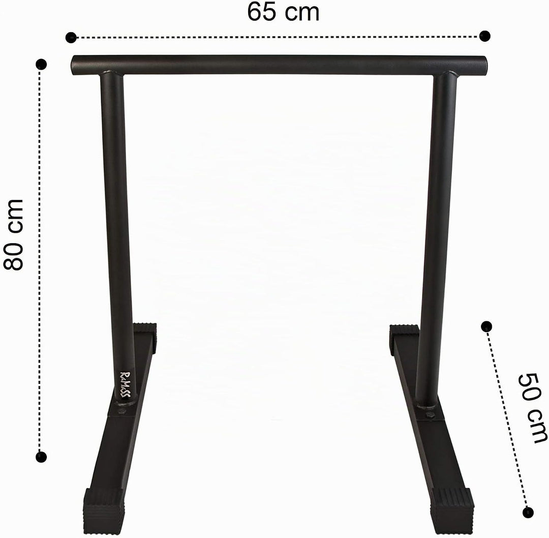 RAMASS Fitness Parallettes, Dip Barren, Gymnastik, Calisthenics, Körpergewicht für Damen und