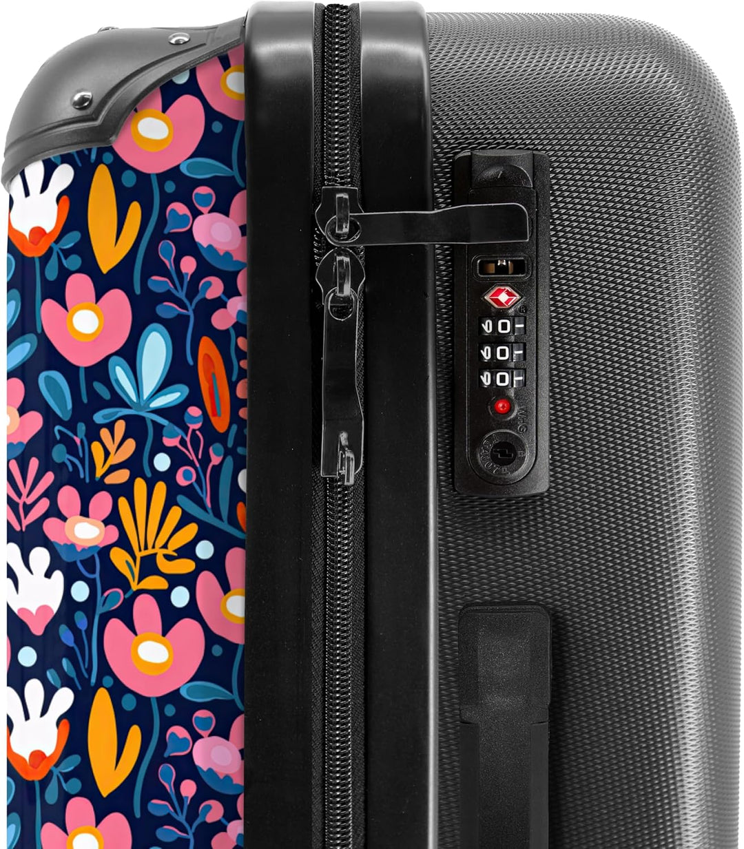 NoBoringSuitcases.com® Handgepäck, Hartschalenkoffer mit TSA Schloss, Trolley, Reisekoffer, Carry on