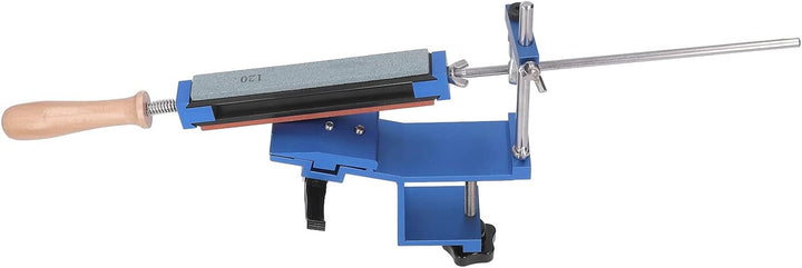 Professionelles Messerschärfer Kit mit festem 15° Winkel, 6 Premium Wetzsteine aus Aluminium-Legieru
