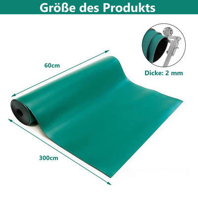 uyoyous Lötmatte ESD Matte Antistatische Matten 300x60 cm Hitzebeständig Antistatikmatte Gummimatten