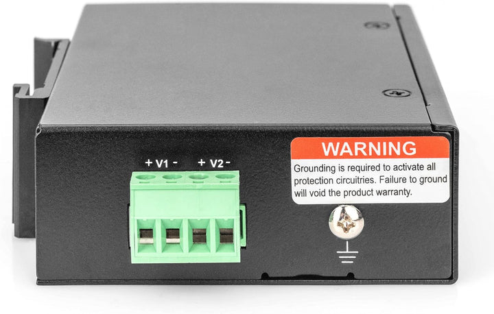 DIGITUS Industrieller Gigabit PoE++ Splitter 802.3bt PoE-Splitter Power over Ethernet