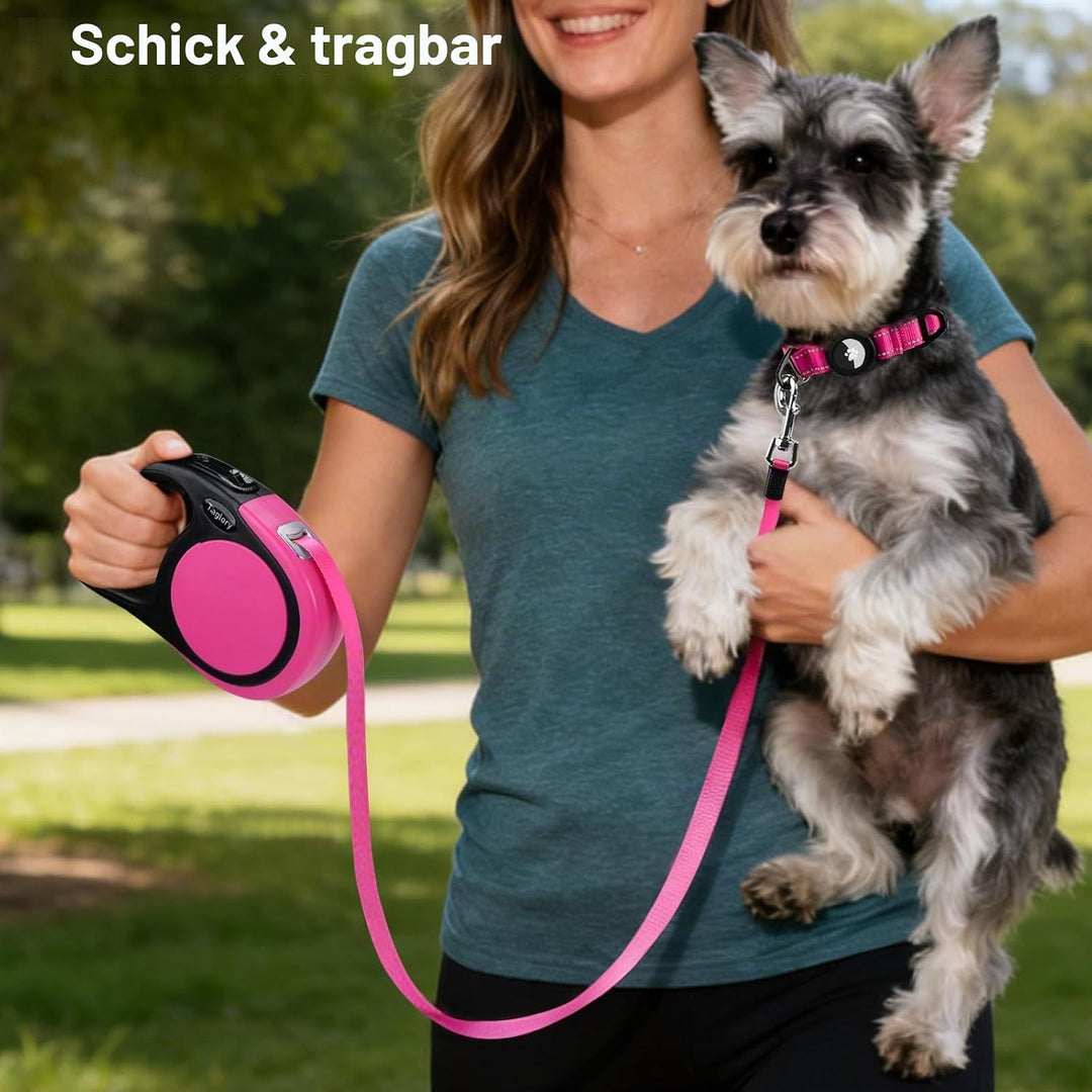 Taglory Hundeleine Rollleine für Kleine und Mittelgrosse Hunde bis 20kg, Hundeleine Ausziehbar mit A
